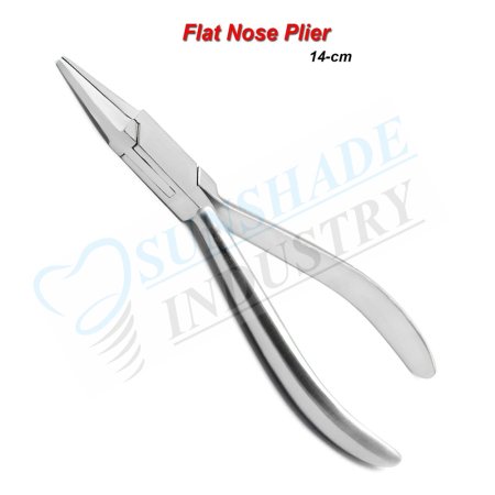 Orthodontic Flat Nose Plier – Wire Bending & Braces Forming Tool